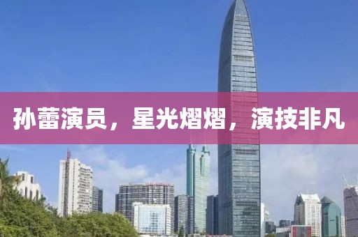 孙蕾演员，星光熠熠，演技非凡