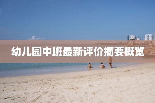 幼儿园中班最新评价摘要概览