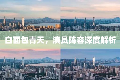 白面包青天，演员阵容深度解析