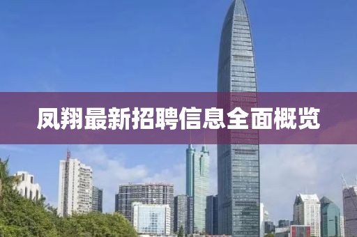 凤翔最新招聘信息全面概览