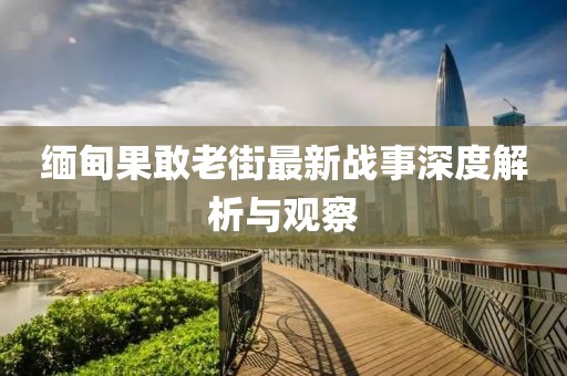 缅甸果敢老街最新战事深度解析与观察