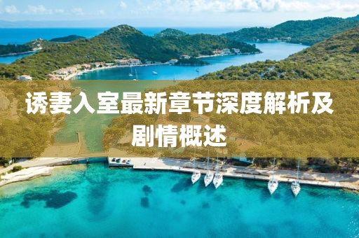 诱妻入室最新章节深度解析及剧情概述