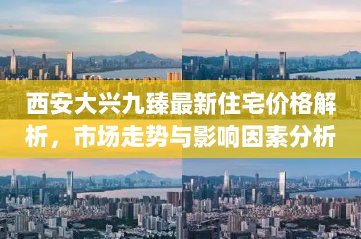 西安大兴九臻最新住宅价格解析，市场走势与影响因素分析