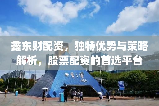 鑫东财配资，独特优势与策略解析，股票配资的首选平台