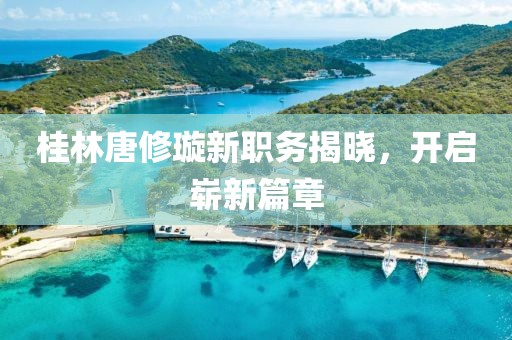 桂林唐修璇新职务揭晓，开启崭新篇章