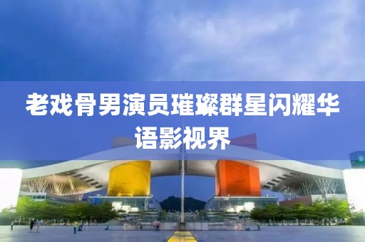 老戏骨男演员璀璨群星闪耀华语影视界