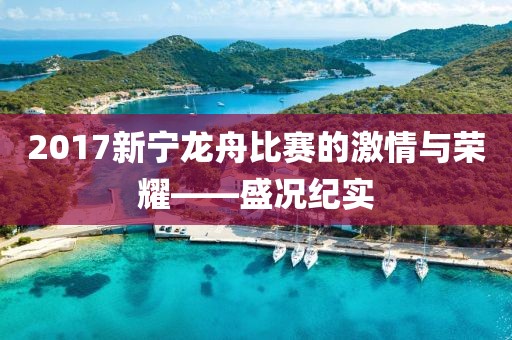 2017新宁龙舟比赛的激情与荣耀——盛况纪实