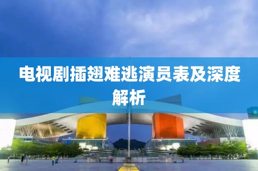 电视剧插翅难逃演员表及深度解析