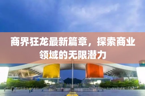 商界狂龙最新篇章，探索商业领域的无限潜力