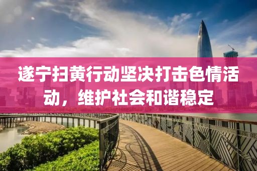 遂宁扫黄行动坚决打击色情活动，维护社会和谐稳定
