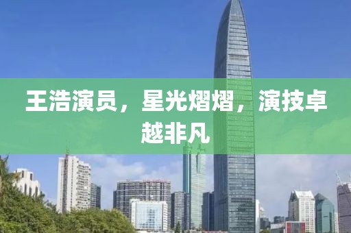 王浩演员，星光熠熠，演技卓越非凡