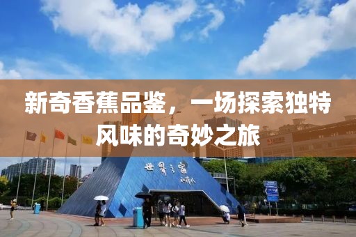 新奇香蕉品鉴，一场探索独特风味的奇妙之旅
