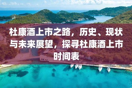 杜康酒上市之路，历史、现状与未来展望，探寻杜康酒上市时间表
