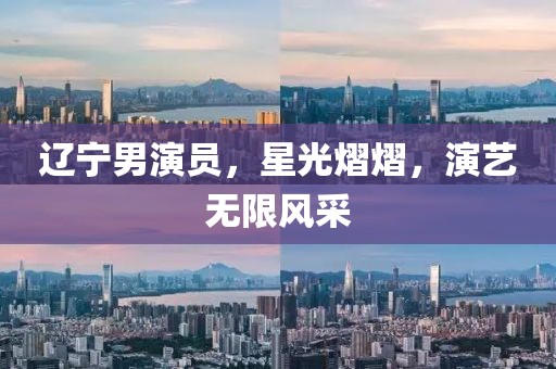 辽宁男演员，星光熠熠，演艺无限风采
