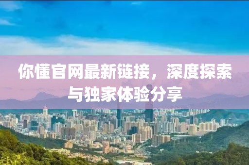 你懂官网最新链接，深度探索与独家体验分享