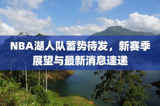 NBA湖人队蓄势待发，新赛季展望与最新消息速递