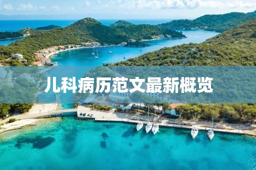 儿科病历范文最新概览