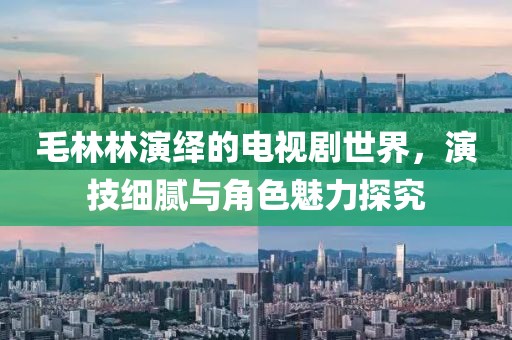 毛林林演绎的电视剧世界，演技细腻与角色魅力探究
