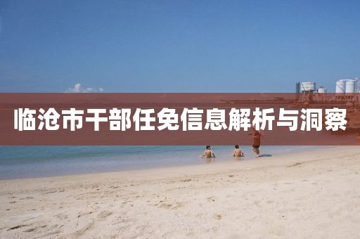 临沧市干部任免信息解析与洞察