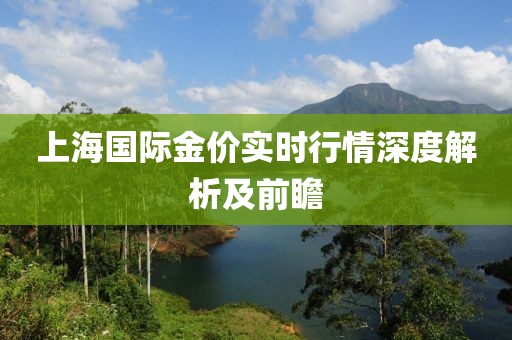 上海国际金价实时行情深度解析及前瞻