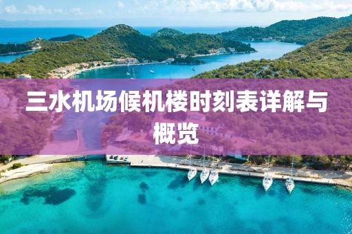 三水机场候机楼时刻表详解与概览