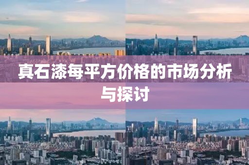 真石漆每平方价格的市场分析与探讨