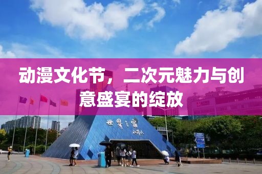 动漫文化节，二次元魅力与创意盛宴的绽放
