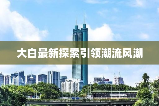 大白最新探索引领潮流风潮
