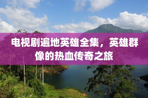 电视剧遍地英雄全集，英雄群像的热血传奇之旅
