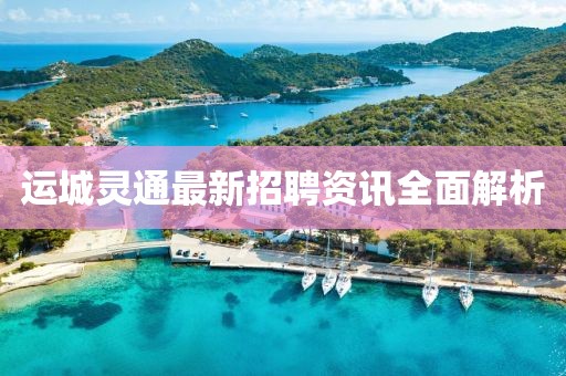 运城灵通最新招聘资讯全面解析