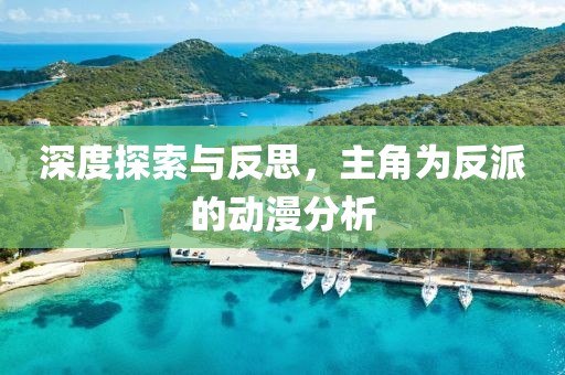 深度探索与反思，主角为反派的动漫分析