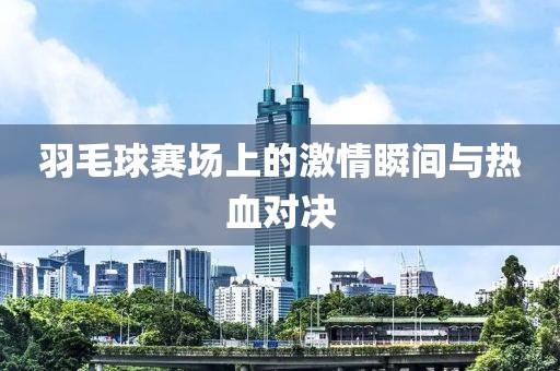 羽毛球赛场上的激情瞬间与热血对决