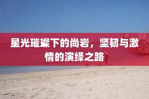 星光璀璨下的尚岩，坚韧与激情的演绎之路