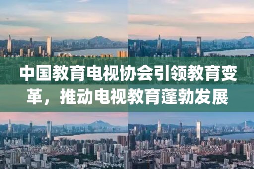 中国教育电视协会引领教育变革，推动电视教育蓬勃发展