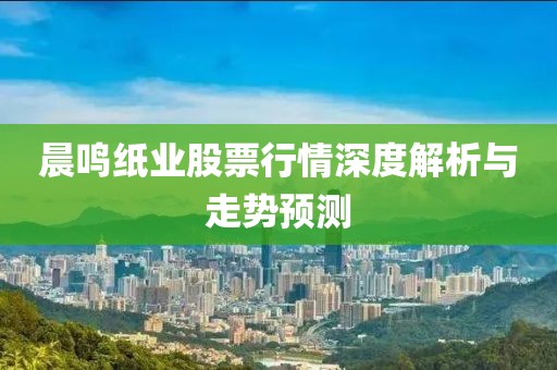 晨鸣纸业股票行情深度解析与走势预测
