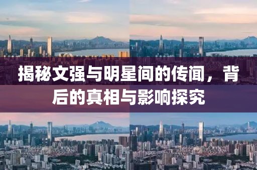 揭秘文强与明星间的传闻，背后的真相与影响探究