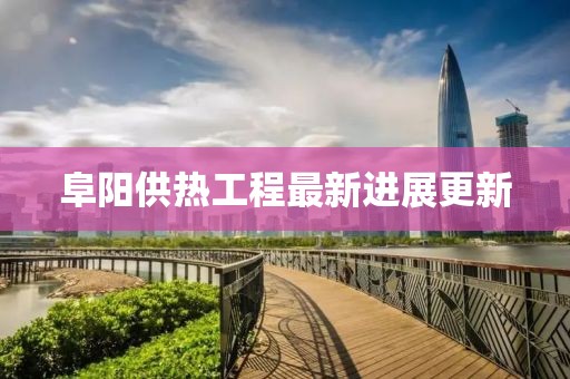 阜阳供热工程最新进展更新