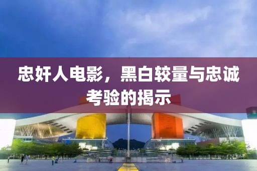 忠奸人电影，黑白较量与忠诚考验的揭示
