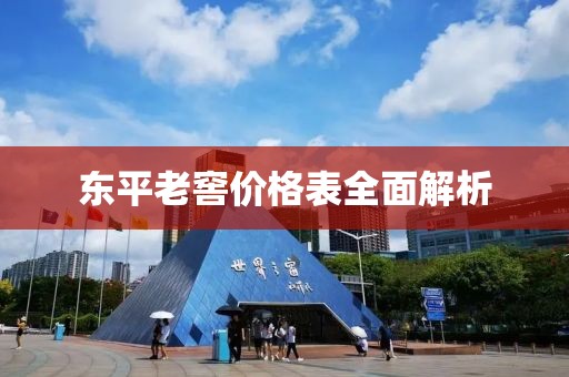 东平老窖价格表全面解析