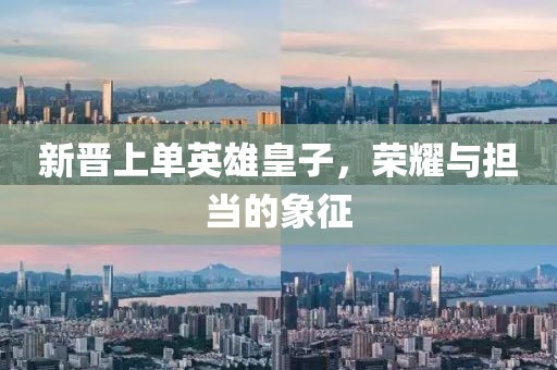 新晋上单英雄皇子，荣耀与担当的象征