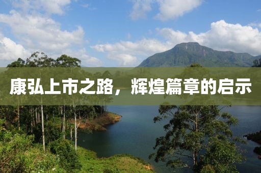 康弘上市之路，辉煌篇章的启示