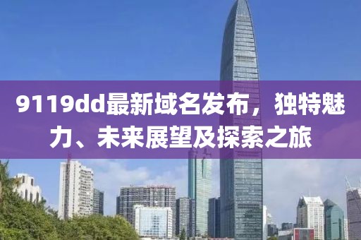 9119dd最新域名发布，独特魅力、未来展望及探索之旅