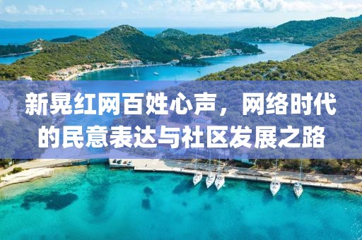 新晃红网百姓心声，网络时代的民意表达与社区发展之路