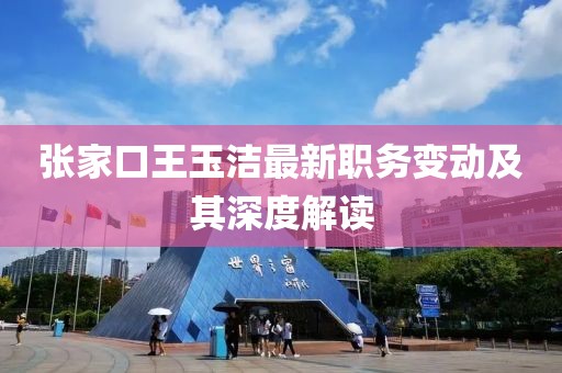 张家口王玉洁最新职务变动及其深度解读