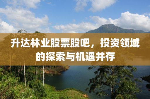 升达林业股票股吧，投资领域的探索与机遇并存