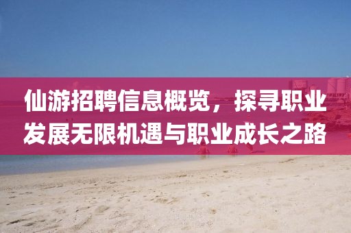 仙游招聘信息概览，探寻职业发展无限机遇与职业成长之路
