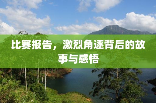 比赛报告，激烈角逐背后的故事与感悟