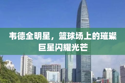 韦德全明星，篮球场上的璀璨巨星闪耀光芒