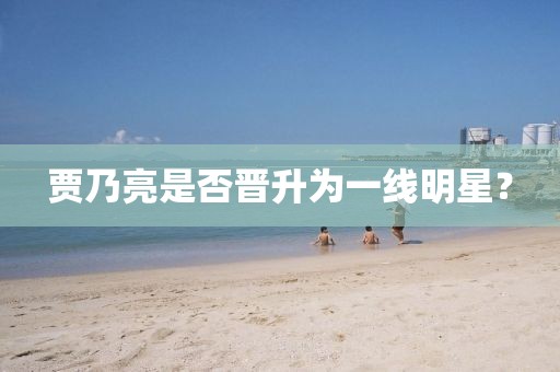贾乃亮是否晋升为一线明星？