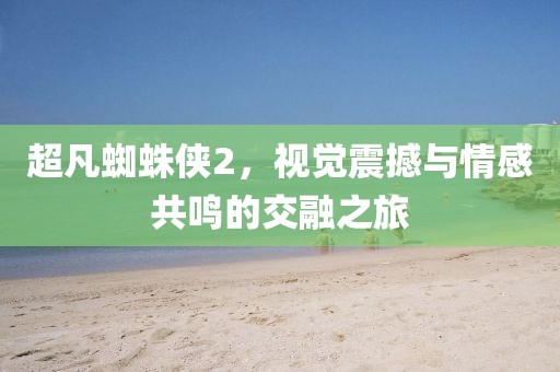 超凡蜘蛛侠2，视觉震撼与情感共鸣的交融之旅
